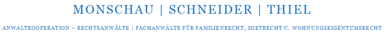 Anwaltkooperation Monschau - Schneider - Thiel