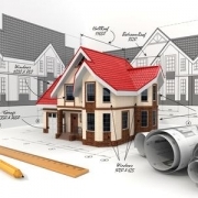 Immobilienprojektentwicklung Zeichnung Entwurf Skizze