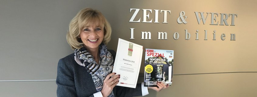 Immobilien Auszeichnung ZEIT & WERT Immobilien Makler
